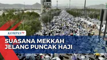 Suasana Mekkah Jelang Puncak Ibadah Haji 2023