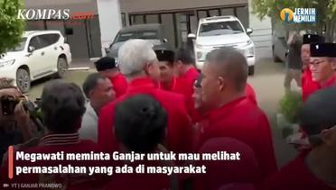 Wejangan Megawati ke Ganjar Sebelum Deklarasi