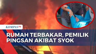 Diduga Korsleting Listrik, 2 Rumah di Palembang Hangus Terbakar