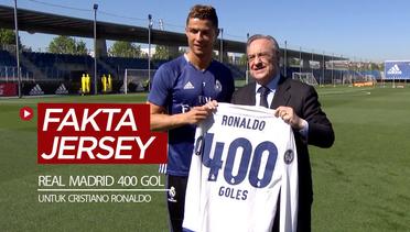 3 Tahun Lalu, Hadir Fakta Menarik Jersey 400 Gol Real Madrid untuk Cristiano Ronaldo