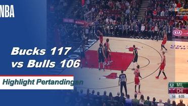 NBA I Cuplikan Pertandingan : Bucks 117 VS Bulls 106