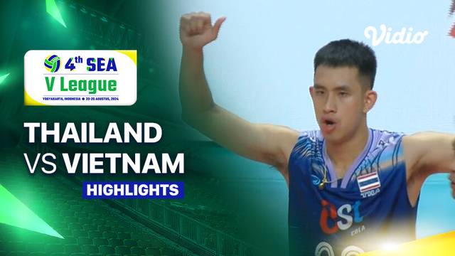 Putra: Thailand vs Vietnam - Highlights | SEA V League 2024 - Indonesia