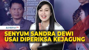 Senyum Sandra Dewi usai Diperiksa Kejagung Sektiar 5 Jam Terkait Suaminya Harvey Moeis