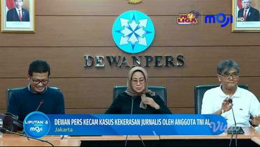 Dewan Pers Kecam Kasus Kekerasan Jurnalis Oleh Anggota TNI AL- Liputan 6 Pagi | Moji
