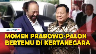 Momen Prabowo dan Ketum NasDem Surya Paloh Bertemu di Kertanegara Pasca Penetapan KPU