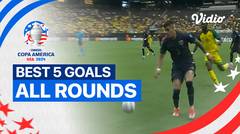 5 Gol Terbaik Sepanjang Turnamen | CONMEBOL Copa America USA 2024