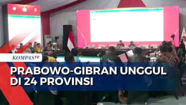 26 Provinsi Sampaikan Hasil Rekapitulasi Suara Pilpres 2024, Prabowo-Gibran Unggul di 24 Provinsi