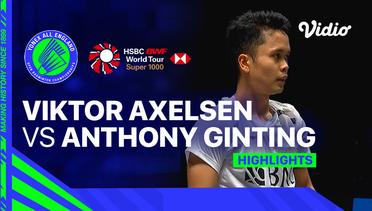 Men’s Singles: Viktor Axelsen (DEN) vs Anthony Sinisuka Ginting (INA) - Highlights | Yonex All England Open Badminton Championships