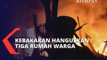 3 Rumah Warga di Cengkareng Hangus Terbakar, Diduga Kebakaran Disebabkan dari Pembakaran Sampah