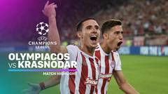 Full Highlight - Olympiacos VS Krasnodar | UEFA Champions League 2019/2020