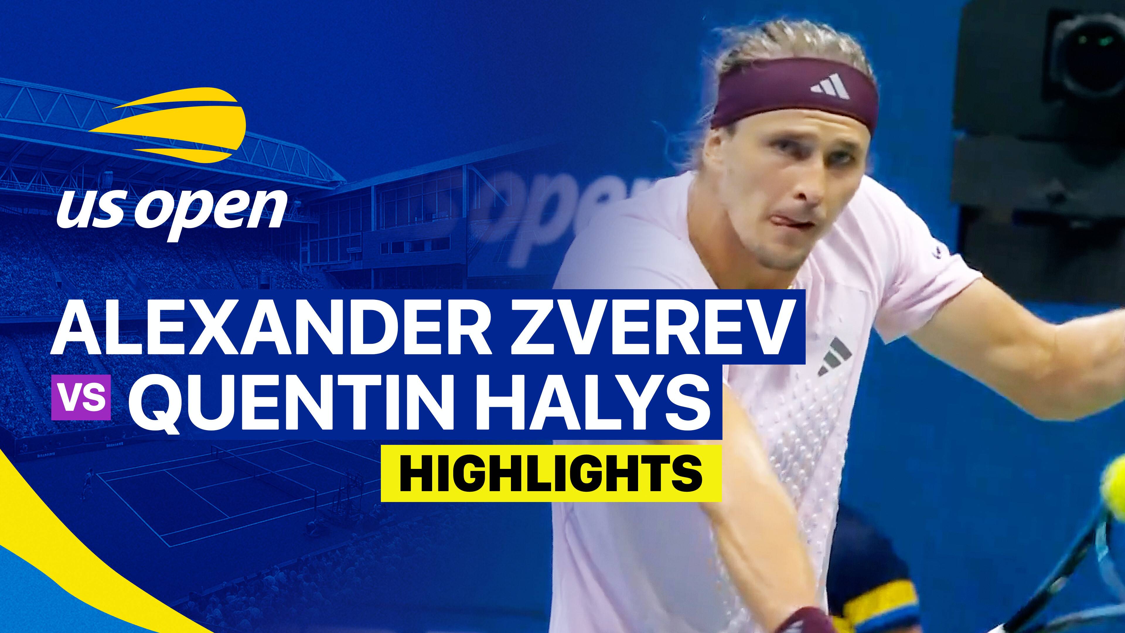 Alexander Zverev vs Quentin Halys - Men's Singles Round 2 | US Open Tennis Championships 2026