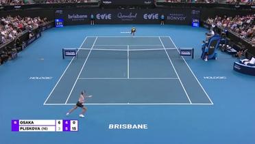 Naomi Osaka vs Karolina Pliskova - Highlights | WTA Brisbane International 2024