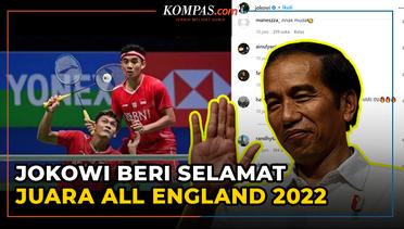 Presiden Jokowi Beri Selamat Kepada Fikri dan Bagas Usai Juarai All England 2022