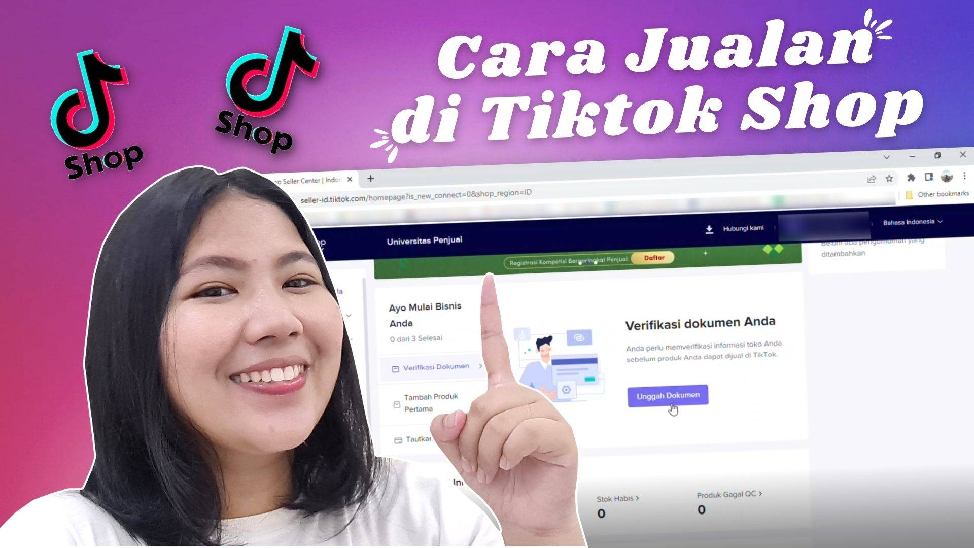 tiktok seller center bahasa indonesia