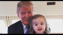 Woow Cucu dari Donald Trump Arabella 5 tahun bisa bahasa Cina dengan sempurna