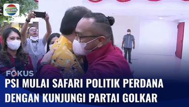 Pertemuan Perdana PSI dan Partai Golkar, Bangun Silaturahmi Lanjutkan Program Jokowi | Fokus