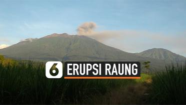 Gunung Raung Keluarkan Asap Abu Vulkanik Setinggi 500 Meter