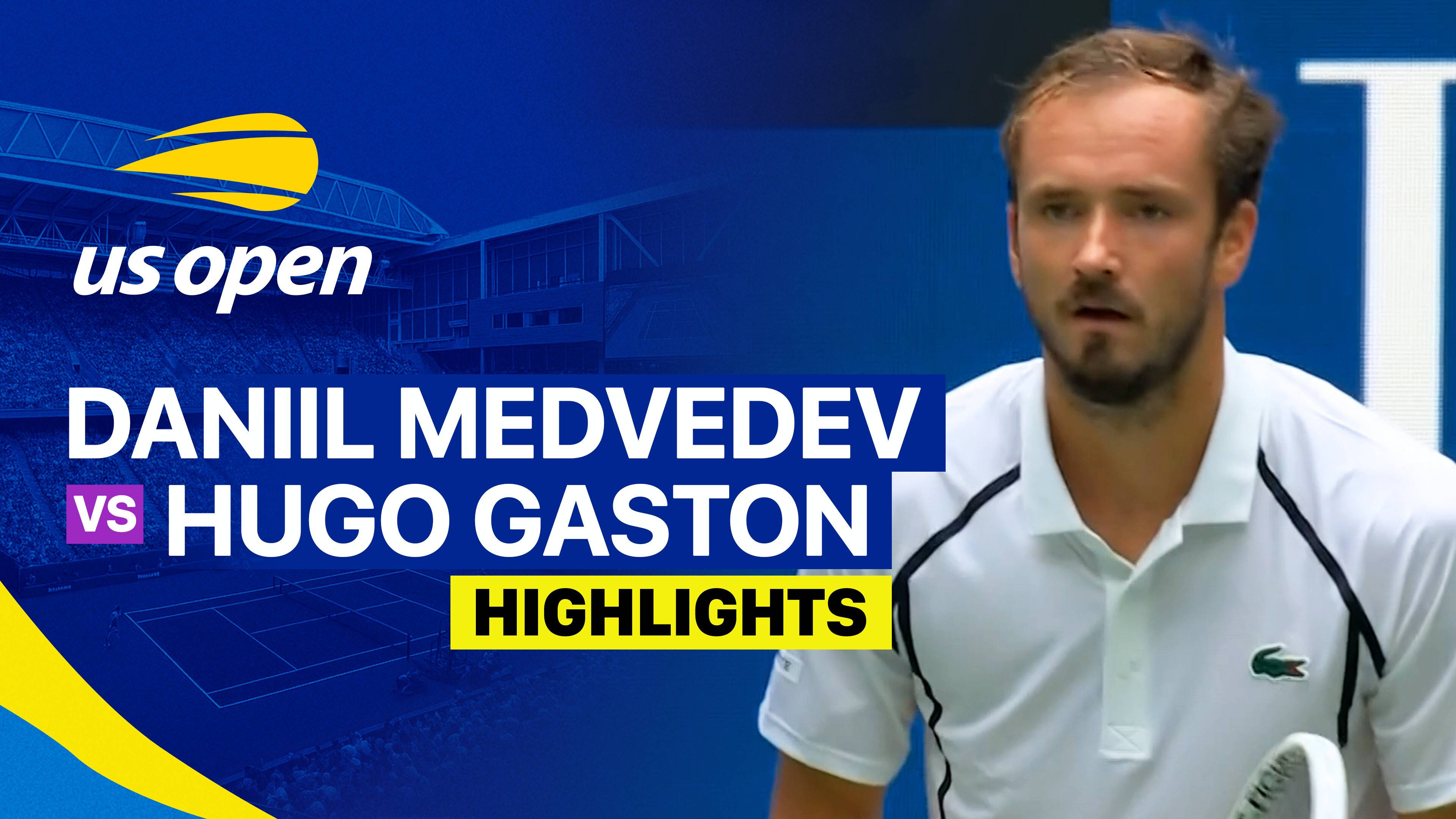 Daniil Medvedev vs Hugo Gaston - Men's Singles Round 1 | US Open Tennis Championships 2026