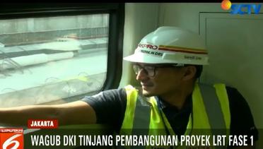 Sandiaga Uno Uji Coba Gerbong LRT di Kelapa Gading - Liputan6 Pagi