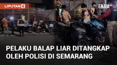 Penindakan Pelaku Balap Liar Ditangkap Oleh Polisi di Semarang