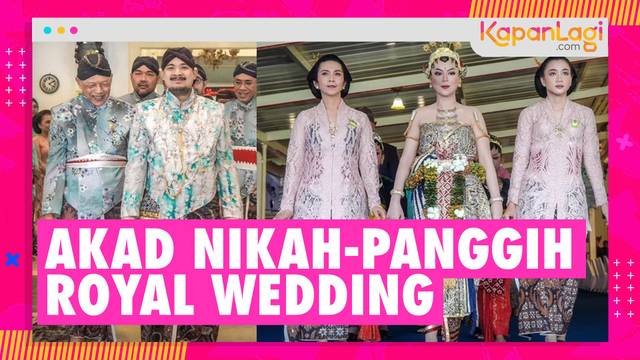 Akad Nikah dan Panggih Royal Wedding Pakualaman Jogja, Dihadiri Raja-raja Nusantara