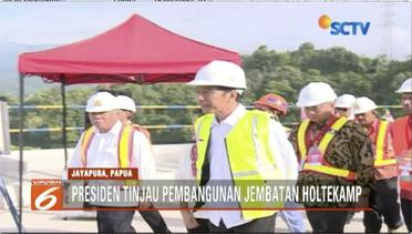 Jokowi Tinjau Pembangunan Jembatan Holtekamp di Jayapura – Liputan6 Petang Terkini