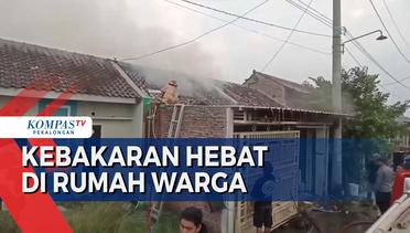 Kebakaran Hebat di Rumah Heru Suyitno: Warga dan Pemadam Kebakaran Berhasil Padamkan Api
