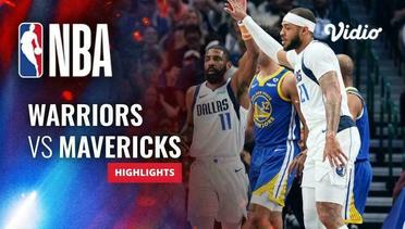 Golden State Warriors vs Dallas Mavericks - Highlights | NBA Regular Season 2023/24