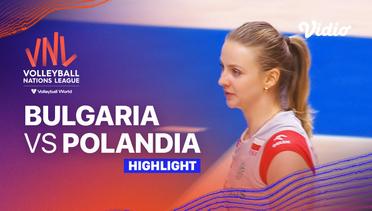 Match Highlights | Bulgaria vs Polandia | Women’s Volleyball Nations League 2023