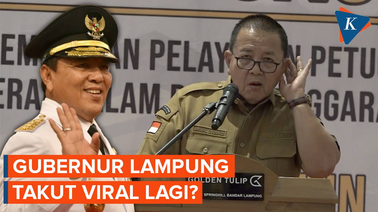 Takut Viral Lagi, Gubernur Lampung Minta Wartawan Hapus Video Liputan - Kompascom