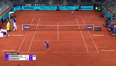 Match Highlights | Victoria Azarenka vs Amanda Anisimova | Mutua Madrid Open 2022