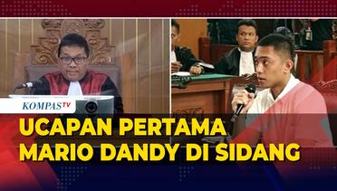 Ucapan Pertama Mario Dandy saat Ditanya Hakim Ketua di Sidang Perdana