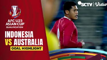Goal Highlights -  Indonesia VS Australia | Piala AFC U-23