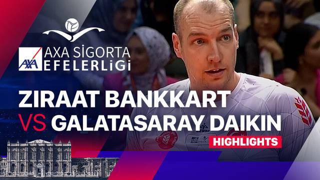 Final - Game 1: Ziraat Bankkart vs Galatasaray Daikin - Highlights | Men's Turkish Volleyball League