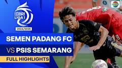 Semen Padang FC VS PSIS Semarang - Full Highlights | BRI Liga 1 2024/25
