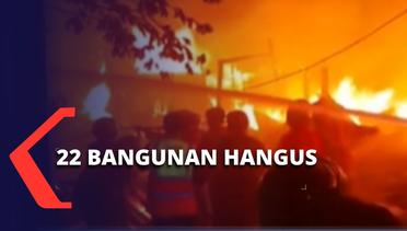 22 Bangunan di Blok 6 Pasar Senen Jakarta Terbakar Hangus, Diduga Karena Korsleting Listrik
