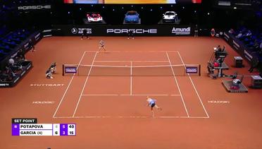 Quarter Final: Anastasia Potapova vs Caroline Garcia - Highlights | WTA Porsche Tennis Grand Prix 2023
