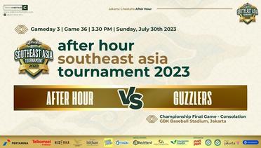 CHAMPIONSHIP FINAL - AFTER HOUR VS GUZZLERS