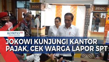 Presiden Sidak ke Kantor Pajak Pratama Solo, Temui Warga yang Sudah Lapor SPT