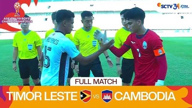 Timor Leste vs Cambodia - Full Match | ASEAN U19 Boys' Championship 2024
