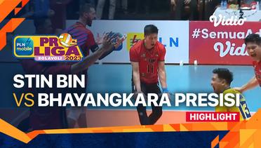 Highlights | Final Four Putra : Jakarta STIN BIN vs  Jakarta Bhayangkara Presisi | PLN Mobile Proliga Putra 2023