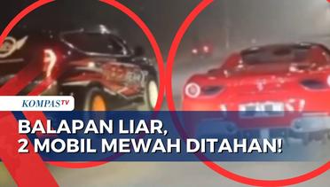 Viral Rekaman Balapan Liar, 2 Mobil Mewah Ditahan Satlantas Polrestabes Palembang!