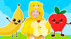 Apples and Bananas Song | Nursery Rhymes & Kids Songs | Anuta Kids Channel