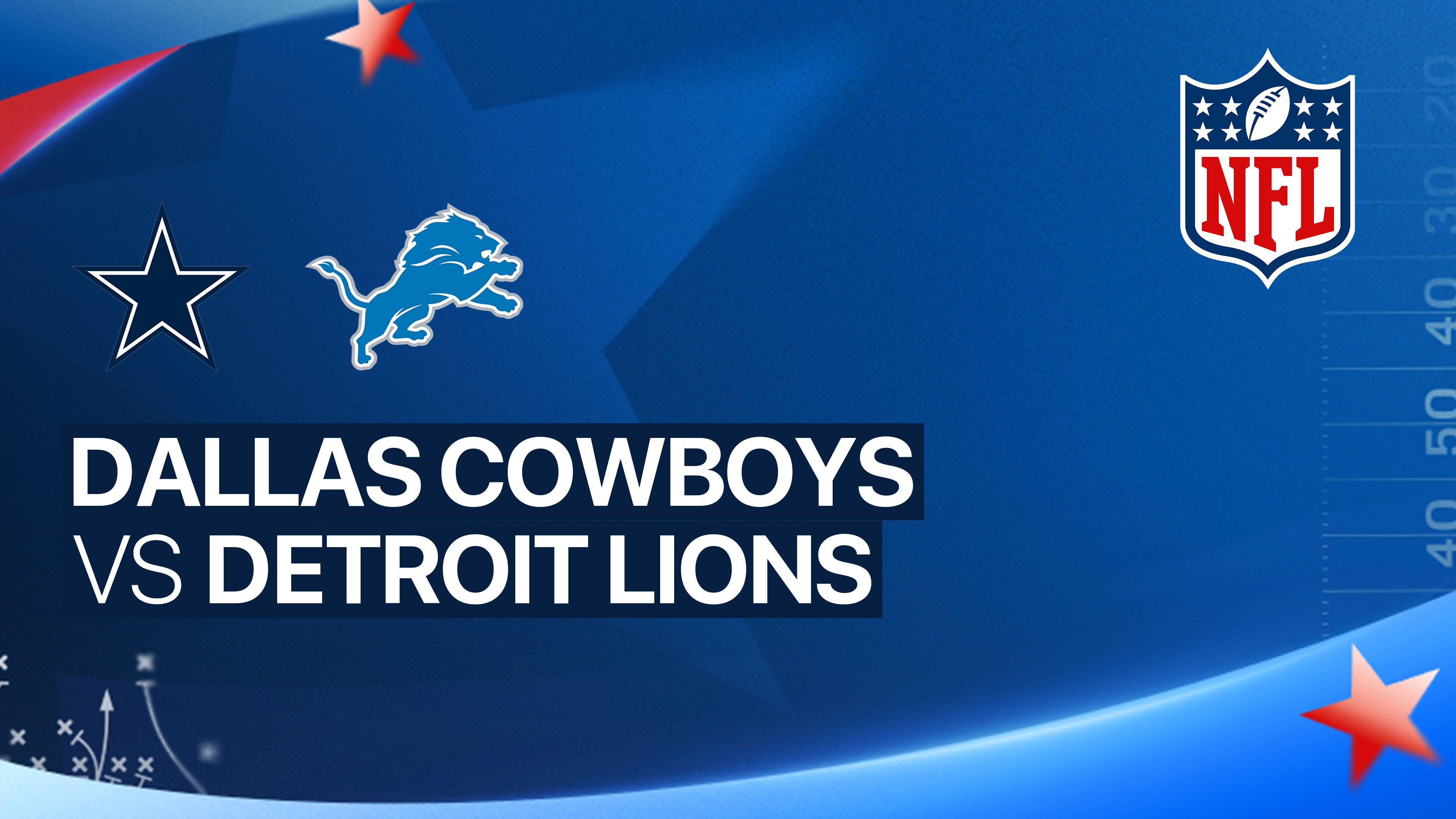 Dallas Cowboys vs Detroit Lions - NFL