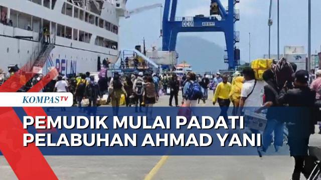 Warga di Maluku Utara Pilih Mudik Lebih Awal, Begini Kepadatan di Pelabuhan Ahmad Yani Ternate
