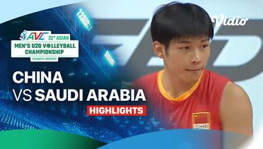 Perebutan Posisi 7 - 8: China vs Saudi Arabia - Highlights | 22nd Asian Men's U-20 Volleyball Championship