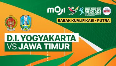 Putra: D.I. Yogyakarta vs Jawa Timur - Full Match | Babak Kualifikasi PON XXI Bola Voli