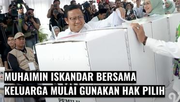 Momen Muhaimin Iskandar dan Keluarga Mencoblos Di TPS 023 Kemang | Pencoblosan Pemilu 2024