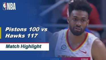 NBA I Cuplikan Pertandingan : Detroit Pistons 100 vs Atalanta Hawks 117