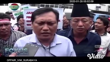 Aksi Tuntut Polisi Usut Penghinaan Tri Risma